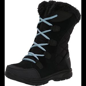 New Womens Columbia Omni Grip Snow Ski Boots 100% Leather Waterproof Anti Slip